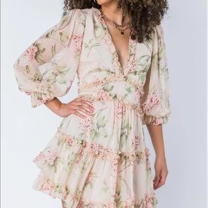 Princess Polly Long Sleeve Floral Mini Dress